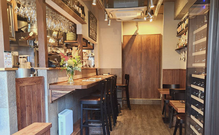 オンダ クッチーナ イタリアーナの店内