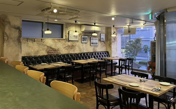 ビストロ ヴィーの店内