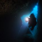 伊豆の海中洞窟を探索！