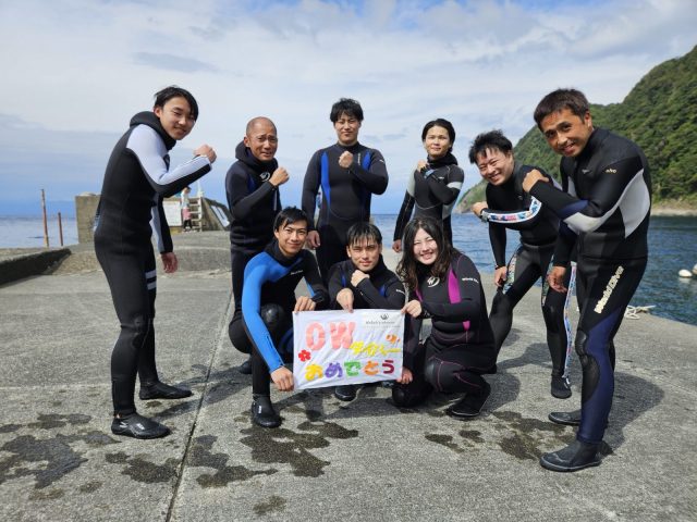 ライセンス講習、ダイビング、井田