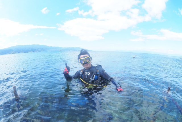 ダイビング、ライセンス講習、獅子浜