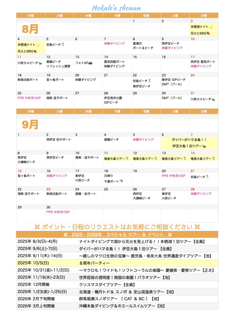 ダイビング