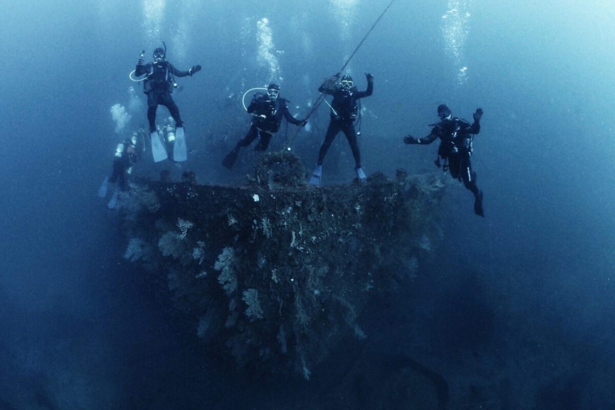 ダイビング,沈船,熱海