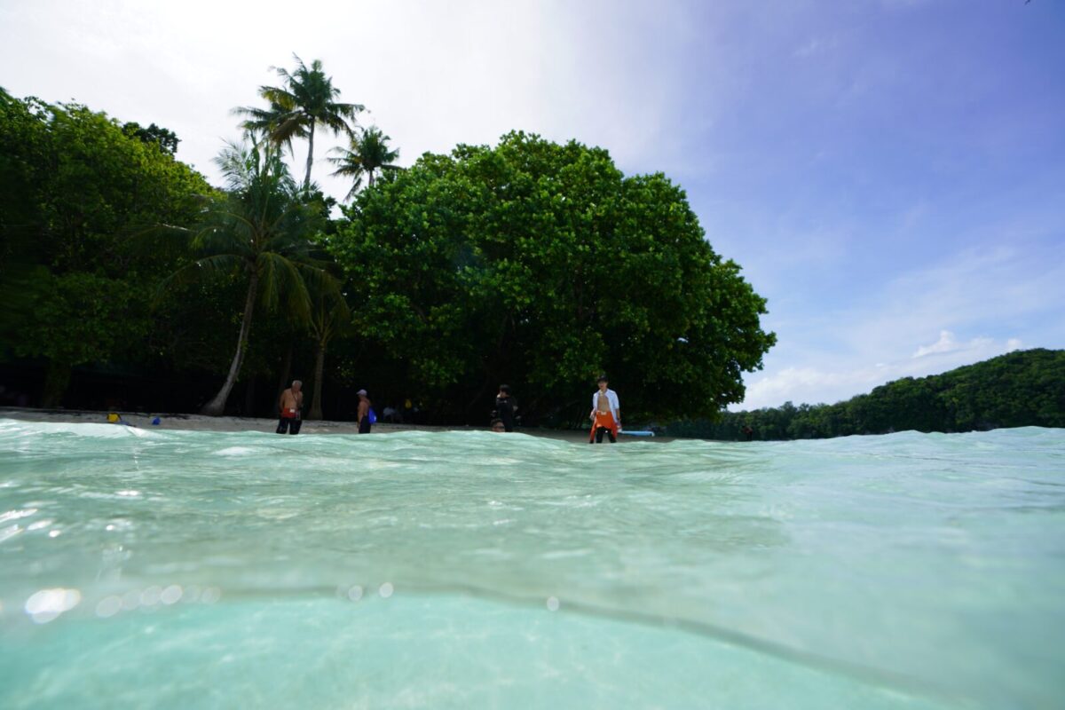 パラオ　無人島　