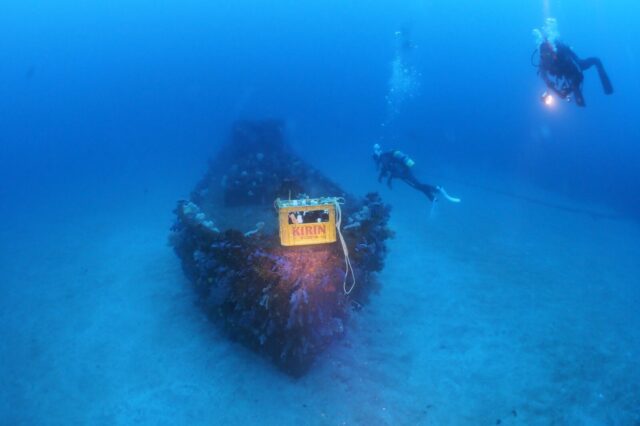 ダイビング,沈没船,菖蒲沢